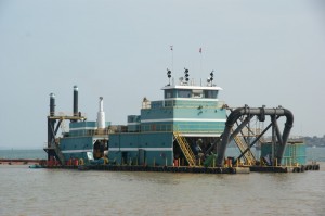 Dredging into the pipe system